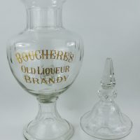 Exceptional Large Cut Glass Boucheres Brandy Dispenser