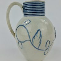 George 111 English Pearlware Pottery Mustard Pot