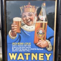 Watney Combe Reid Ale Brewery Advertising Showcard Walter Lambert