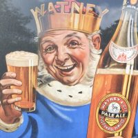 Watney Combe Reid Ale Brewery Advertising Showcard Walter Lambert