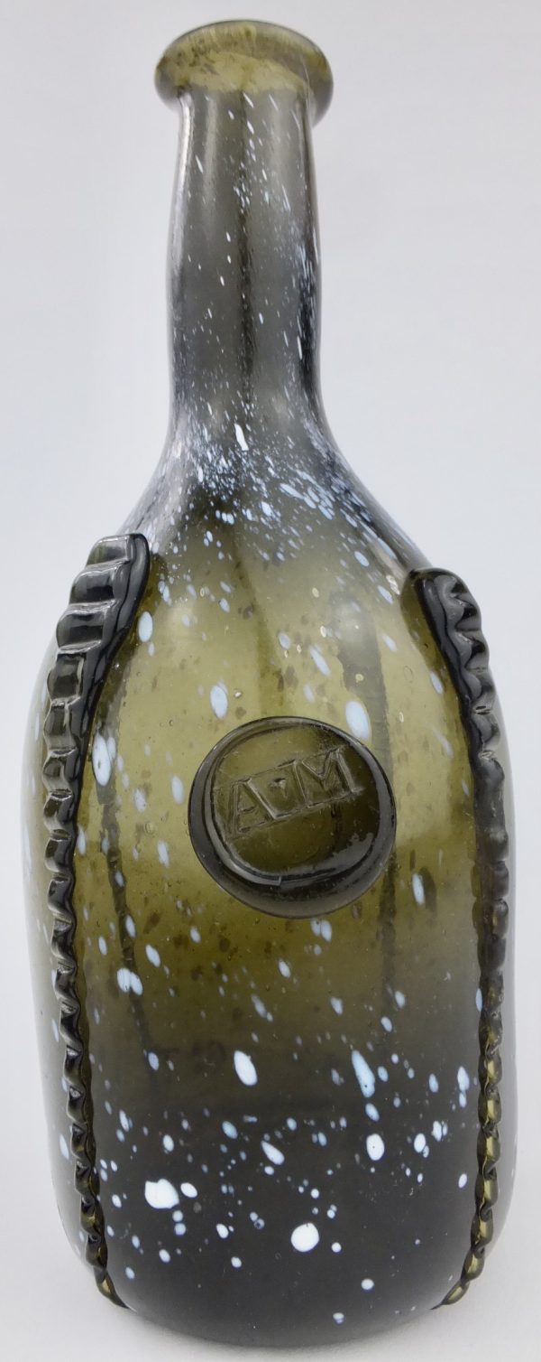 Antique Alloa Glass Cylinder Sealed Wine Bottle AM