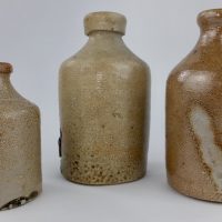 Early English Stoneware Blacking Jar