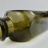 Antique Glass Chocolate Powder Jar Bottle