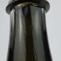 Antique Glass Mallet Shaped Wine Bottle
