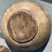 Antique Treen Dairy Bowl