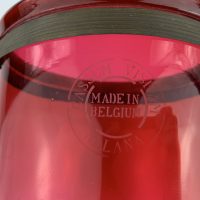 Antique Cranberry Red Glass Hanging Lamp