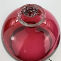 Antique Cranberry Red Glass Hanging Lamp