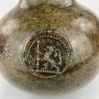 Antique Sealed Shaft & Globe Wine Bottle Lion C1655/66