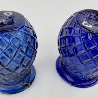 Blue Glass Pontilled Fairy Lamps Stoneleigh Abbey