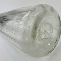 Rare Conical Ribbed Glass German Pontilled Baby Feeder Biberon