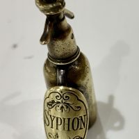Rare Soda Syphon Siphon Novelty Brass Cigar Cutter