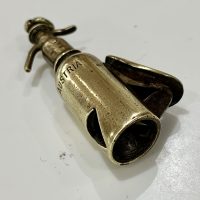 Rare Soda Syphon Siphon Novelty Brass Cigar Cutter