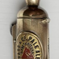 Bass Ale Brass Vesta Case Cigar Cutter Match Striker