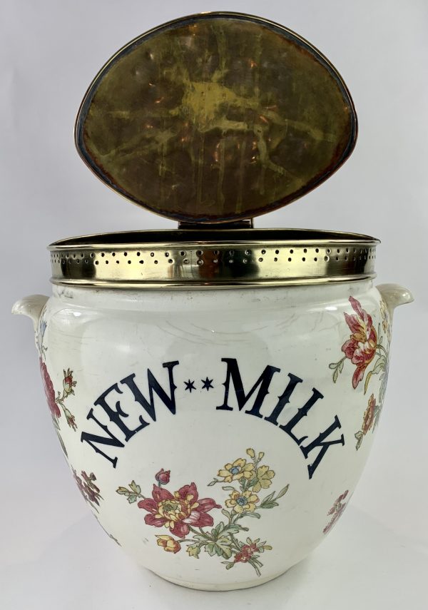 Exceptional Pottery New Milk Pail