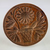 Sunflower Treen Butter Stamp