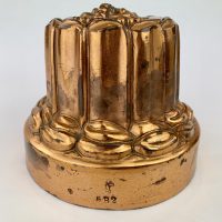 Rare Antique Copper Edward V11 Jelly Mould Mold