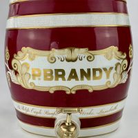 Antique Pottery Brandy Pub Bar Barrel