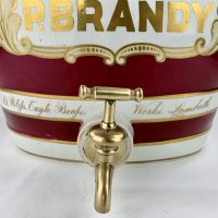 Antique Pottery Brandy Pub Bar Barrel