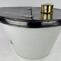 Antique Ironstone Pottery Pure Milk Pail
