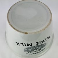 Antique Ironstone Pottery Pure Milk Pail