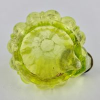 Uranium Glass Teakettle Ink Bottle