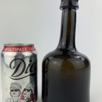 Rare Half Size Unique Mallet Bottle