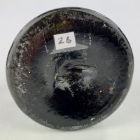 Antique Black Glass Utility Bottle