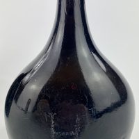 Rare Half Size English Bladder Wine Bottle David Walker Barker