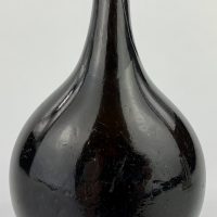 Rare Half Size English Bladder Wine Bottle David Walker Barker
