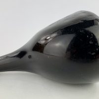 Rare Half Size English Bladder Wine Bottle David Walker Barker