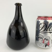 Rare Half Size English Bladder Wine Bottle David Walker Barker