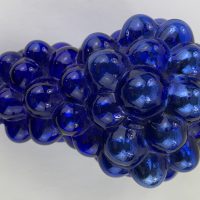 Antique Blue Glass Grape Kugel