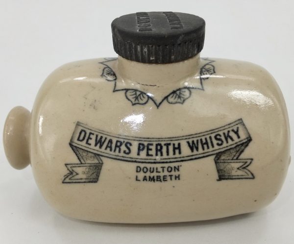John Dewars Perth Whisky Muff Warmer Doulton Lambeth