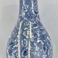 Blue & White Transfer Print Pottery Male Urinal