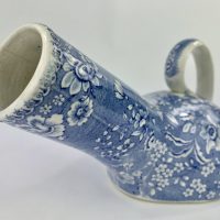 Blue & White Transfer Print Pottery Male Urinal