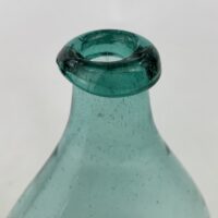 Small Freeblown Flask Aquamarine German?