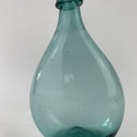 Small Freeblown Flask Aquamarine German?