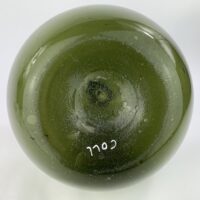 Large Apple Green Blob Top Freeblown Pontil Onion Bottle Carboy