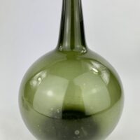 Large Apple Green Blob Top Freeblown Pontil Onion Bottle Carboy