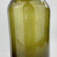 French Truffle Cornichon Preserve Glass Jar Pontil