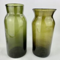 French Truffle Cornichon Preserve Glass Jar Pontil