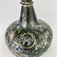 Antique Glass Sealed Onion Bottle Armorial Suffolk?
