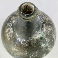Antique Glass Sealed Onion Bottle Armorial Suffolk?