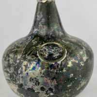 Antique Glass Sealed Onion Bottle Armorial Suffolk?