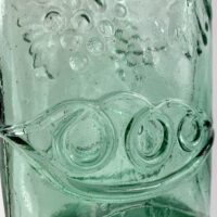 George Ensell Birmingham Glass Grapevine Flask Bottle