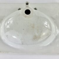 Rare Tradesman Sample Polychrome Pottery Ironstone Wash Basin