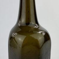 Very Rare Half Size Flat Octagonal Wine Bottle