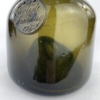 Exceptional Mining Sealed Mallet Wine Bottle Carlisle Spedding 1741 Cumbria