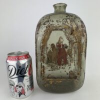 Rare St Nicolas de Bari Santa Claus Square Case Bottle