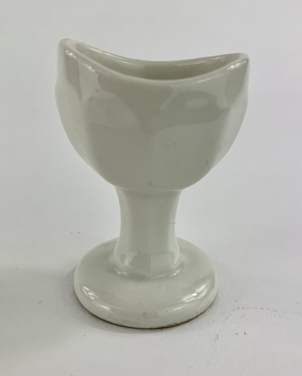 Antique Porcelain Panelled Eyebath Eye Wash Cup Limoges